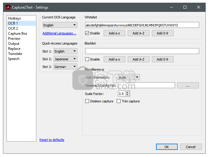 Capture2Text(图片文字识别工具)