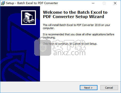 Batch XLS TO PDF Converter(XLS到PDF转换器)