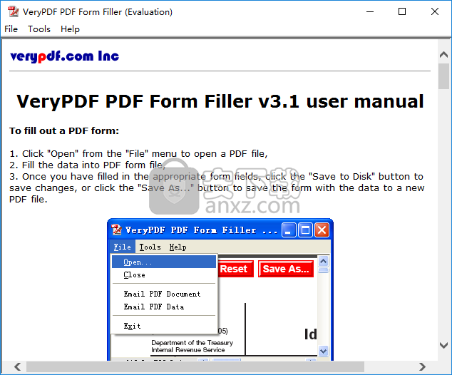 VeryPDF PDF Form Filler(PDF表单填充软件)