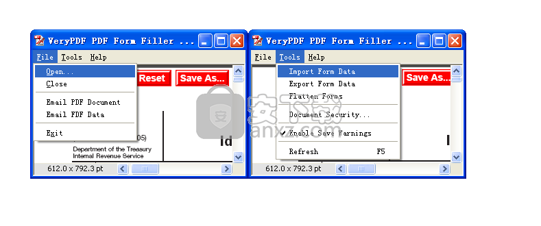 VeryPDF PDF Form Filler(PDF表单填充软件)