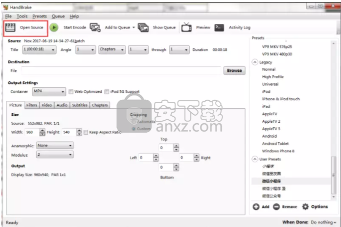 免费视频转换器(handbrake)