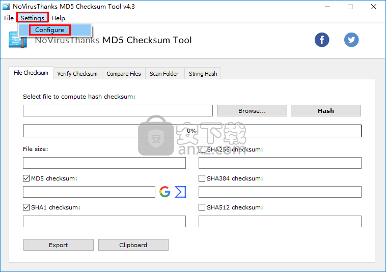 NoVirusThanks MD5 Checksum Tool(MD5文件校验工具)