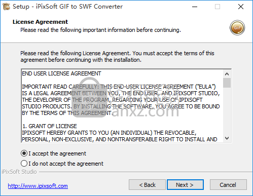 iPixSoft GIF to SWF Converter(GIFl转SWF工具)