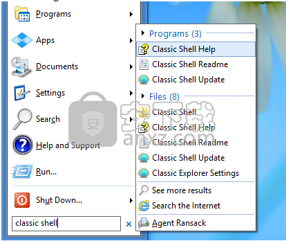 Open Shell(Windows经典菜单设置器)