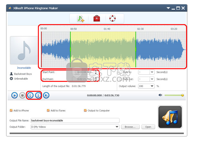 xilisoft iphone ringtone maker(iphone铃声制作工具)