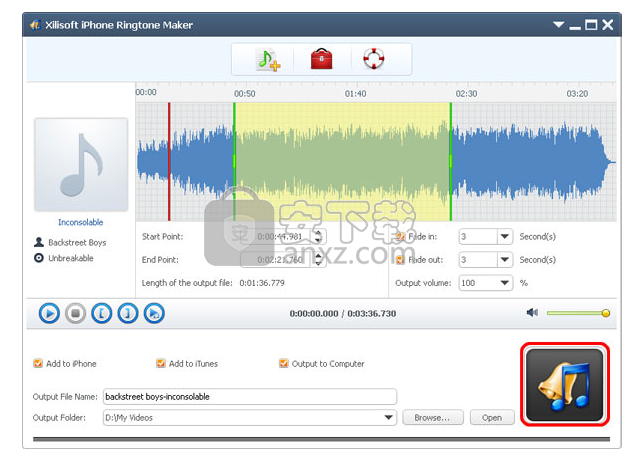 xilisoft iphone ringtone maker(iphone铃声制作工具)