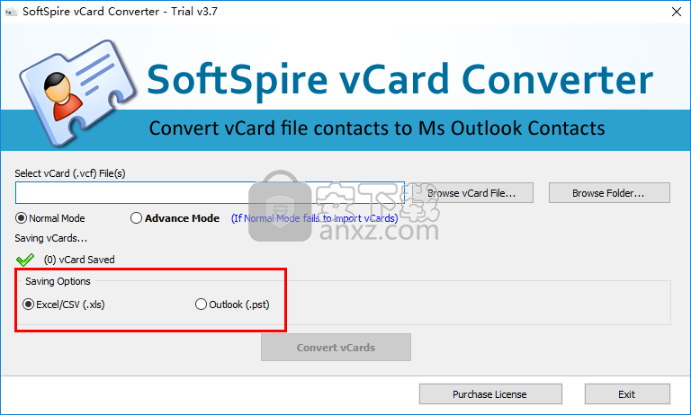 SoftSpire vCard Converter(vCard格式转换器)