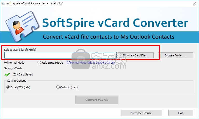 SoftSpire vCard Converter(vCard格式转换器)