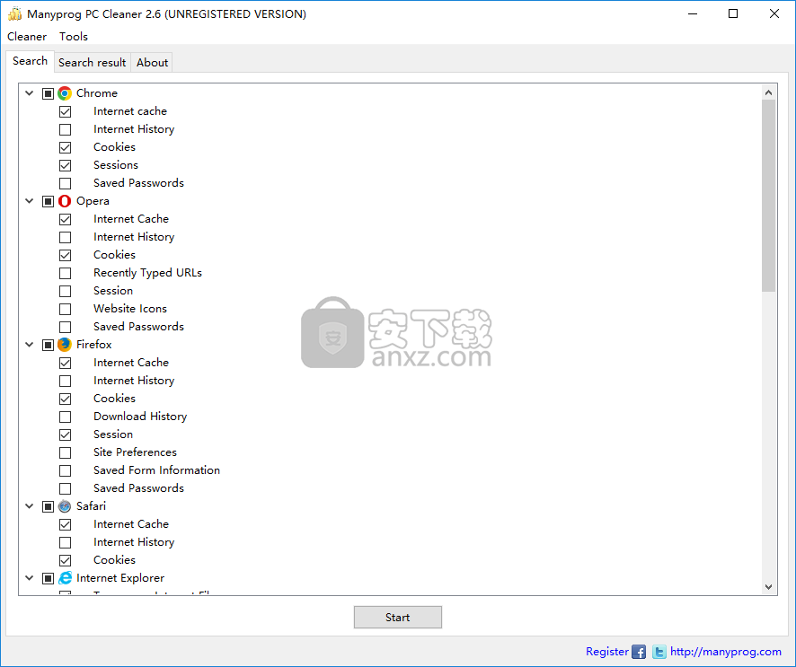 Manyprog PC Cleaner(电脑清理软件)