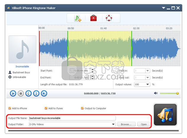 xilisoft iphone ringtone maker(iphone铃声制作工具)
