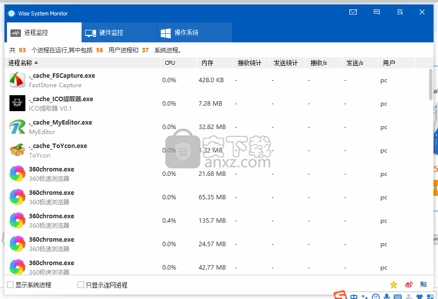 系统监视器(Wise System Monitor)