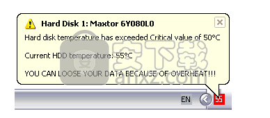 硬盘温度监控工具(HDD Thermometer)
