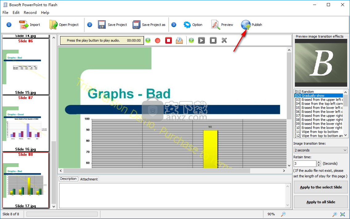 Boxoft PowerPoint to Flash(PPT转Flash软件)