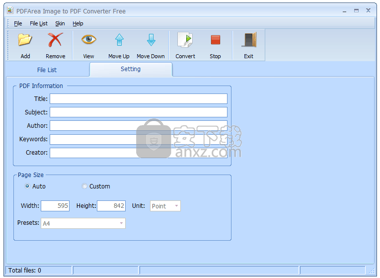 PDFArea Image to PDF Converter(图片转PDF软件)