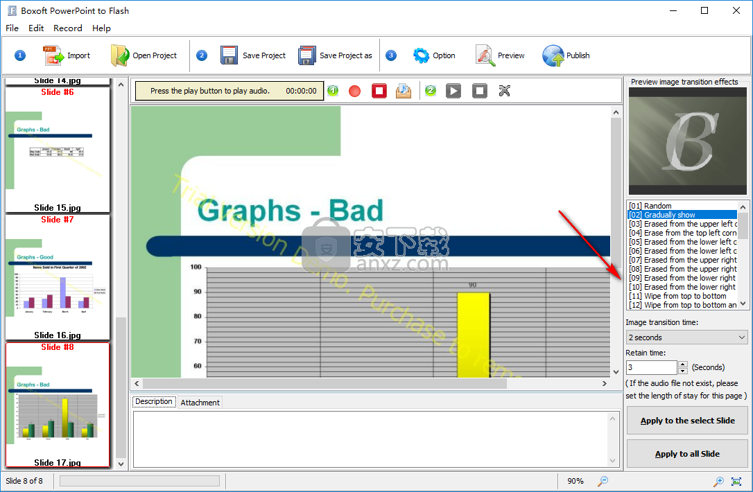 Boxoft PowerPoint to Flash(PPT转Flash软件)