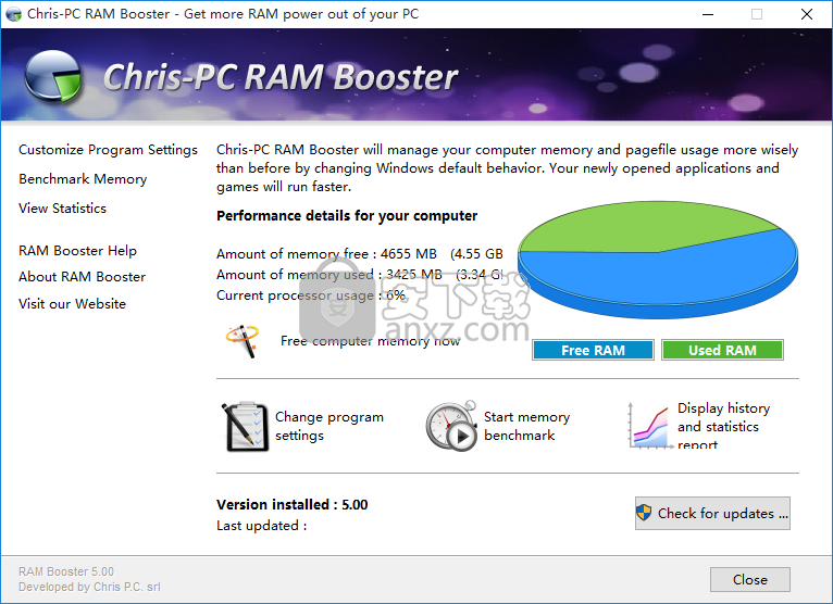 Chris-PC RAM Booster(硬盘检测工具)