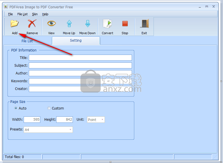 PDFArea Image to PDF Converter(图片转PDF软件)