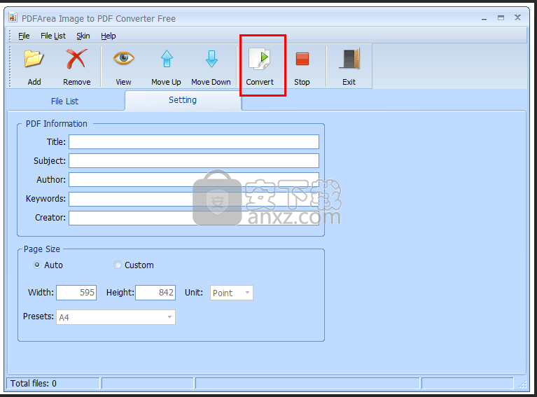 PDFArea Image to PDF Converter(图片转PDF软件)