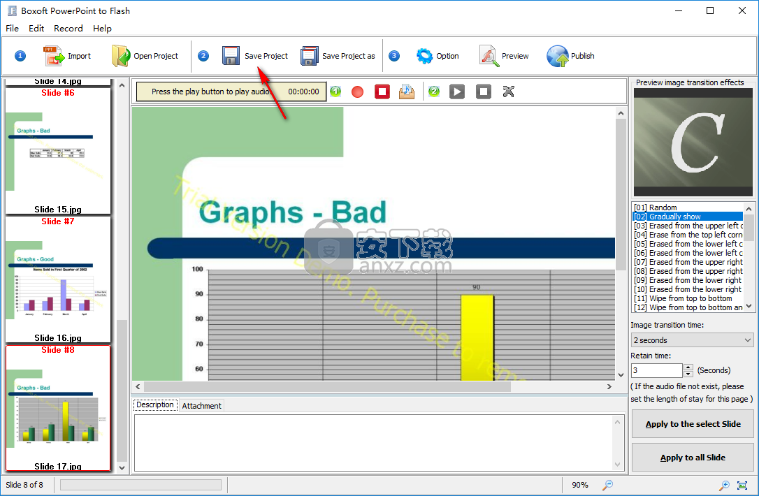 Boxoft PowerPoint to Flash(PPT转Flash软件)