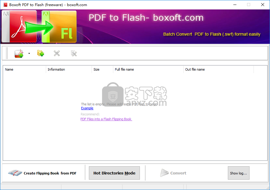 Boxoft PDF to Flash(PDF转Flash工具)