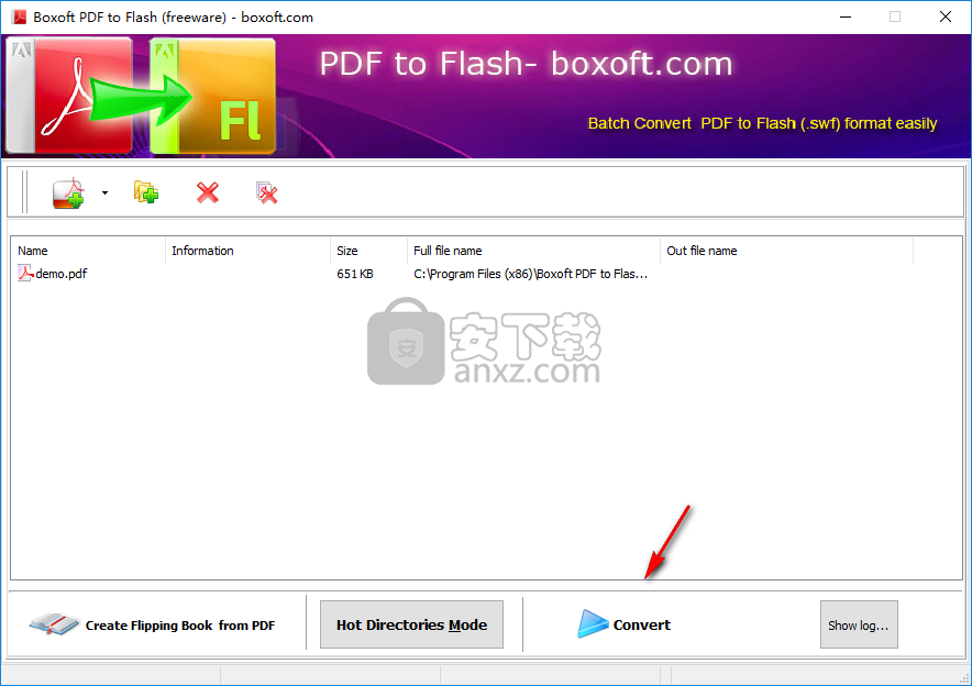 Boxoft PDF to Flash(PDF转Flash工具)