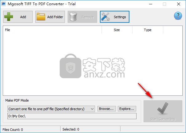Mgosoft TIFF To PDF Converter(TIFF转PDF工具)