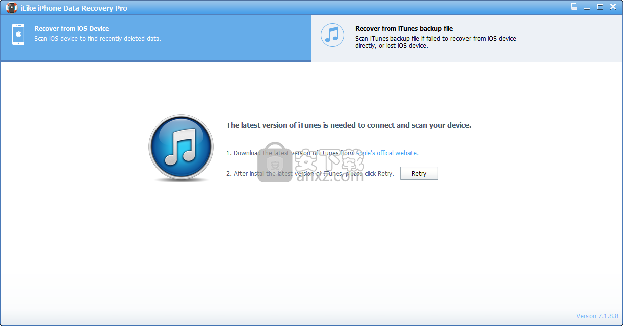 iLike iPhone Data Recovery Pro(iPhone数据恢复工具)