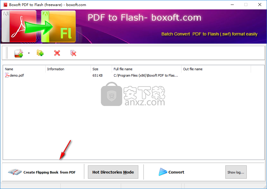 Boxoft PDF to Flash(PDF转Flash工具)