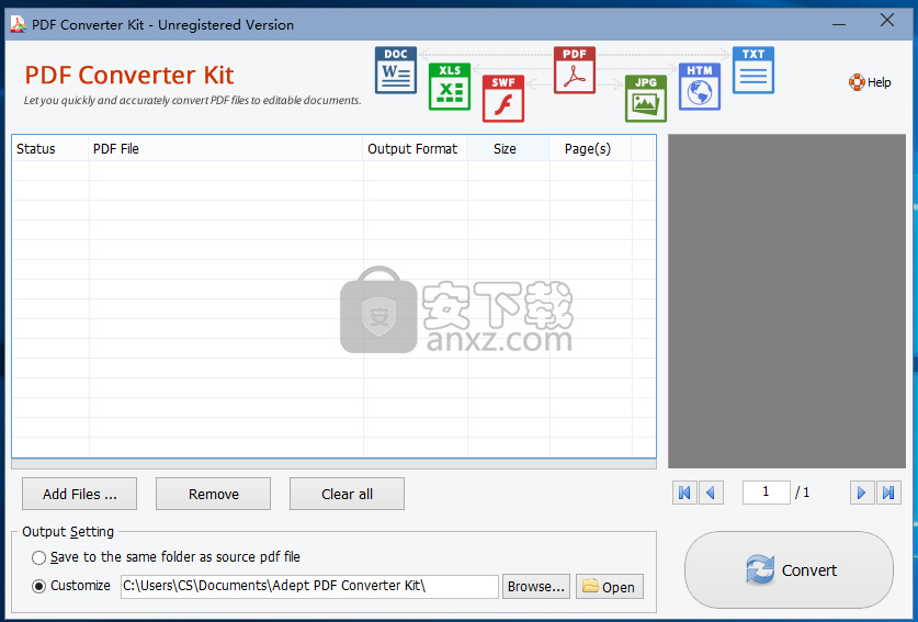 万能PDF转换器(Adept PDF Converter Kit)