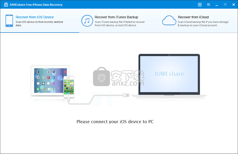 IUWEshare Free iPhone Data Recovery(iPhone设备数据恢复工具)