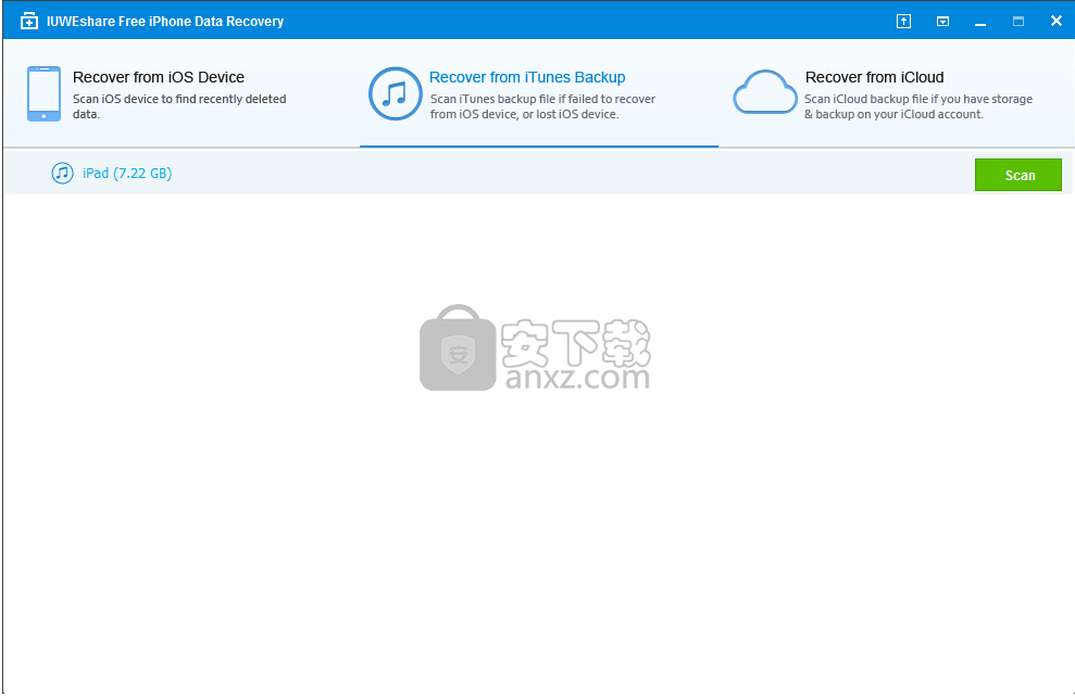 IUWEshare Free iPhone Data Recovery(iPhone设备数据恢复工具)
