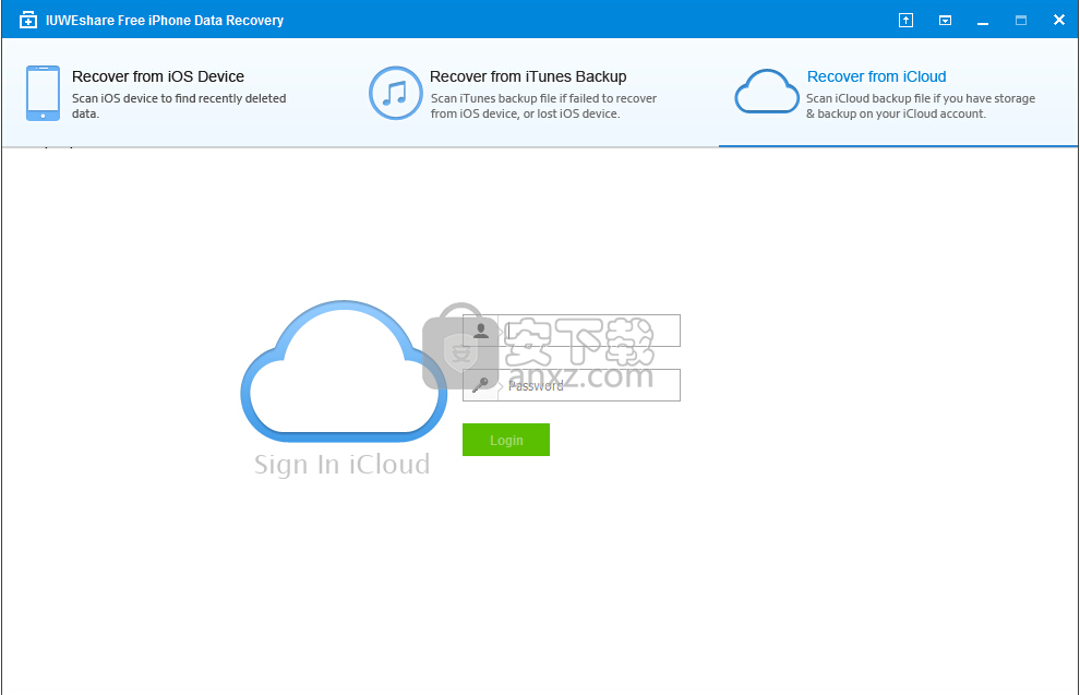 IUWEshare Free iPhone Data Recovery(iPhone设备数据恢复工具)