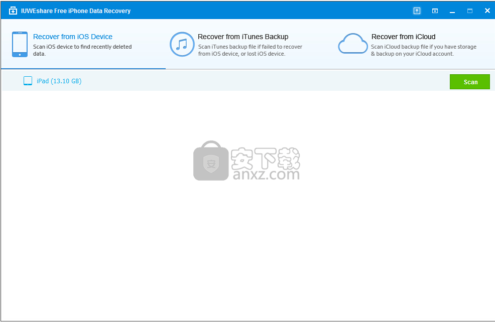 IUWEshare Free iPhone Data Recovery(iPhone设备数据恢复工具)