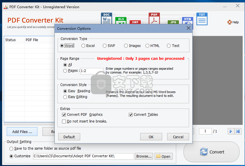 万能PDF转换器(Adept PDF Converter Kit)
