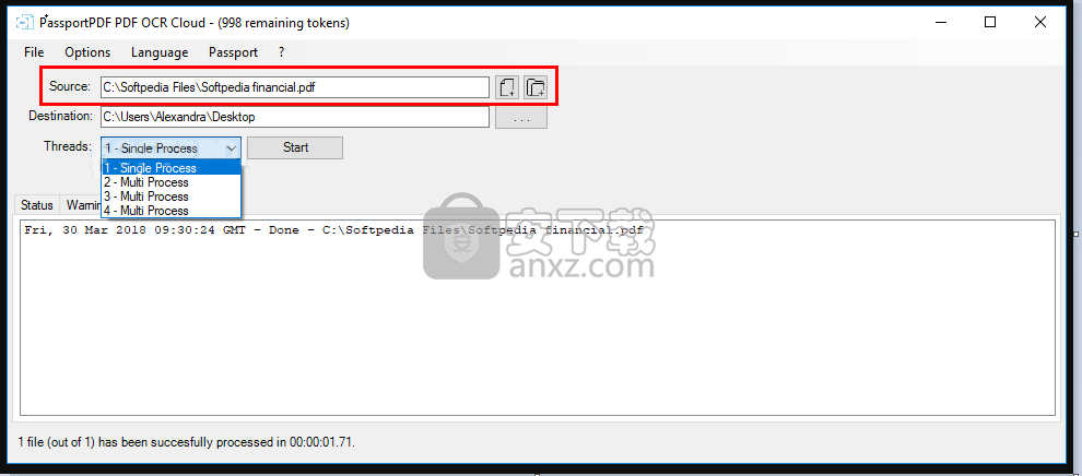 PassportPDF PDF OCR Cloud(OCR文字识别)