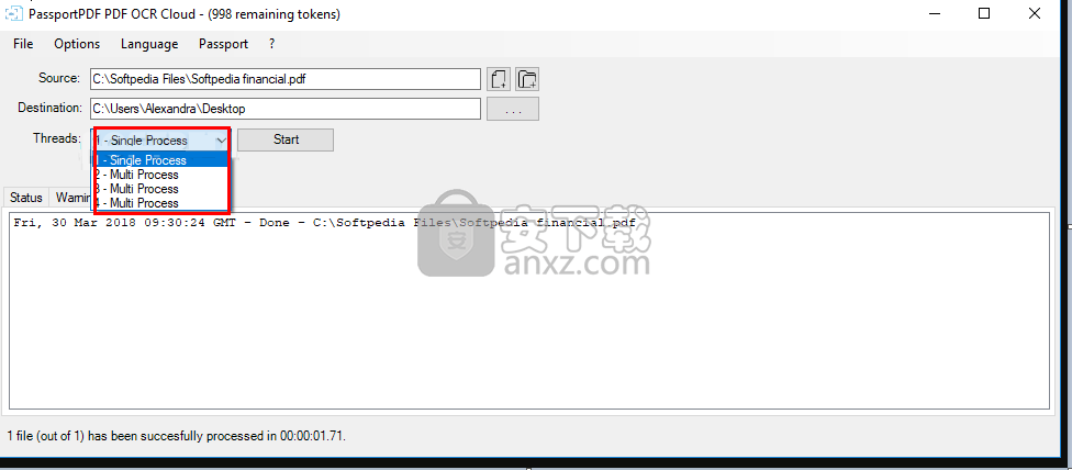 PassportPDF PDF OCR Cloud(OCR文字识别)