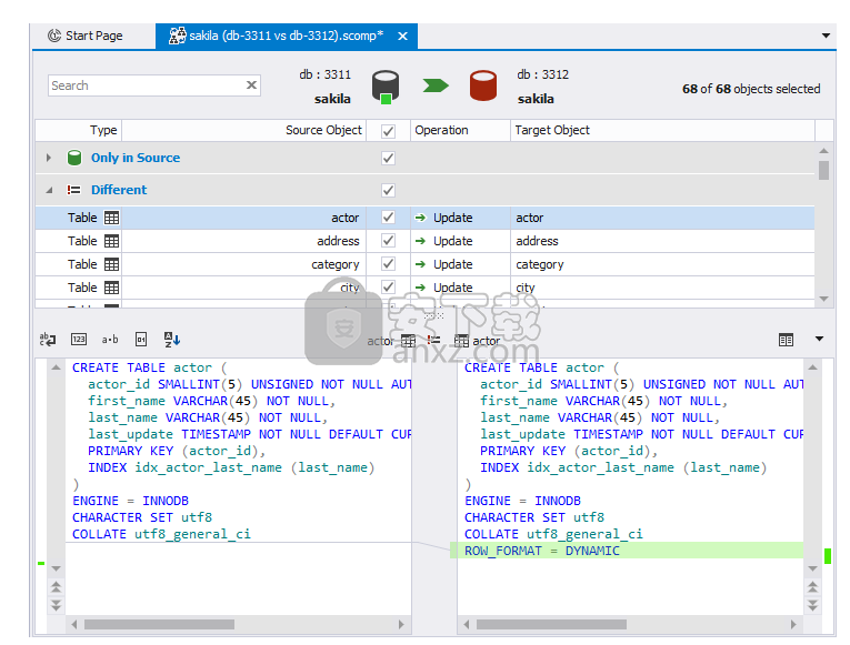 dbForge Schema Compare for MySQL(数据库比较工具)