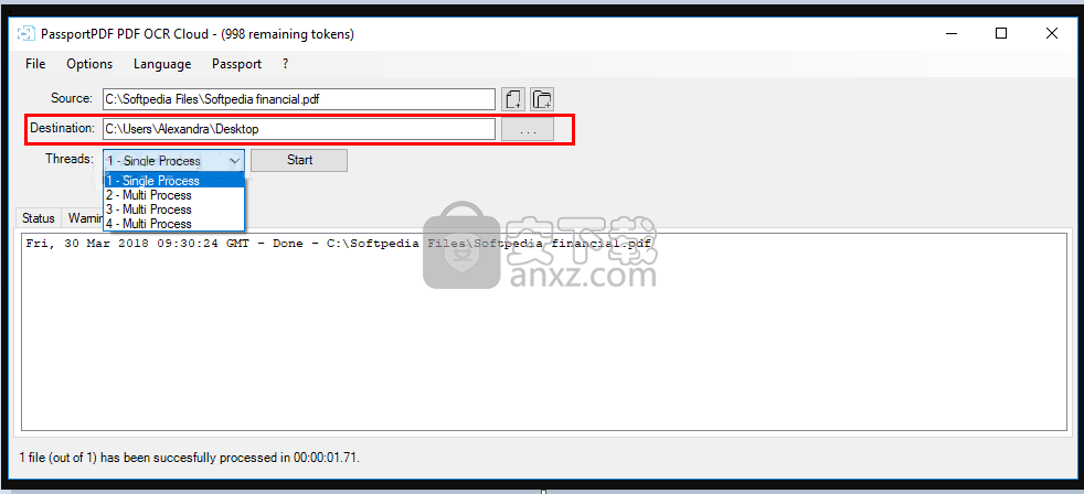 PassportPDF PDF OCR Cloud(OCR文字识别)