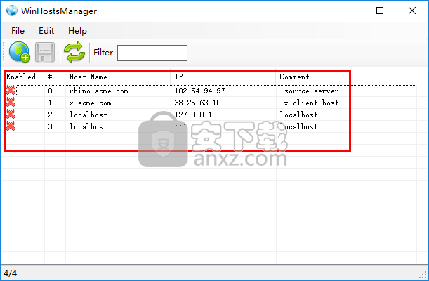 WinHostsManager(hosts文件修改工具)