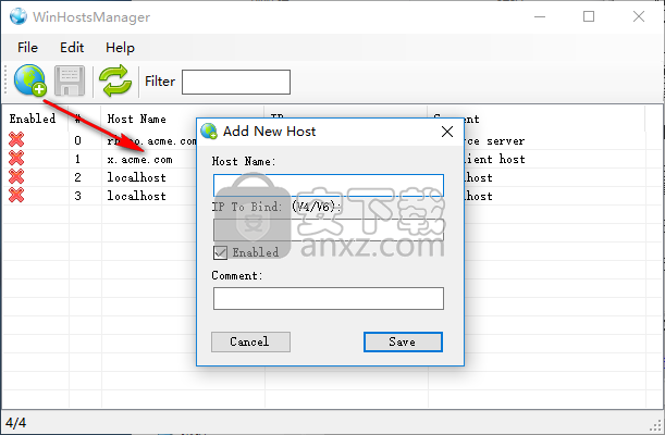 WinHostsManager(hosts文件修改工具)