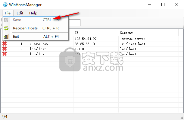 WinHostsManager(hosts文件修改工具)