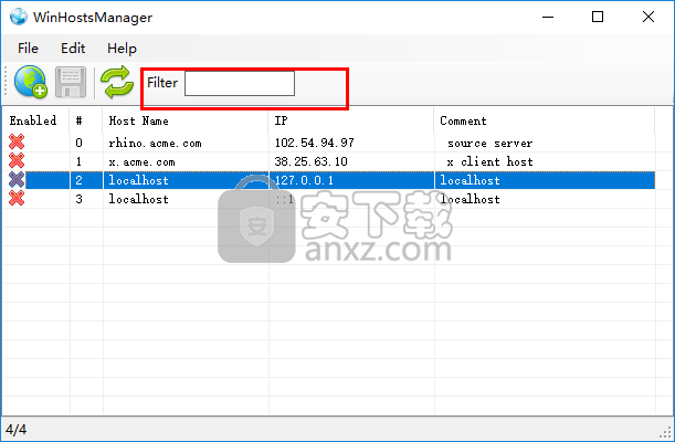 WinHostsManager(hosts文件修改工具)