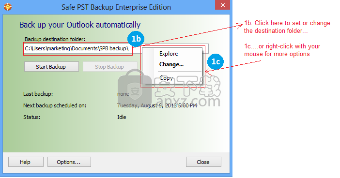 Safe PST Backup(文件备份软件)