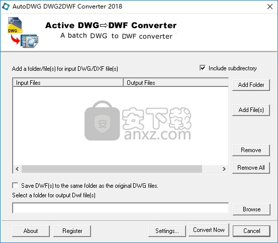 AutoDWG DWG2DWF Converter(DWG转DWF工具)