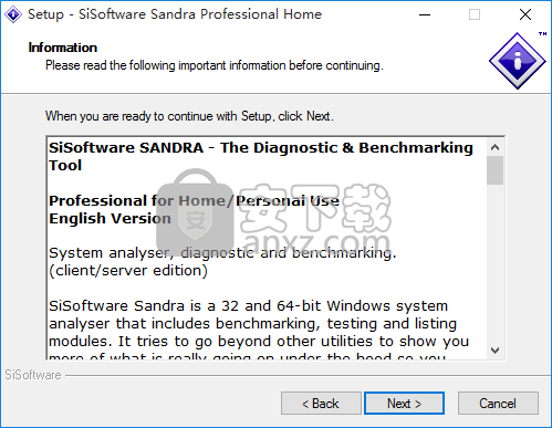 Sisoftware Sandra Pro(电脑分析测评工具)