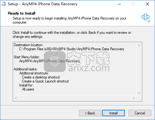 AnyMP4 Android Data Recovery 2.1.16 downloading