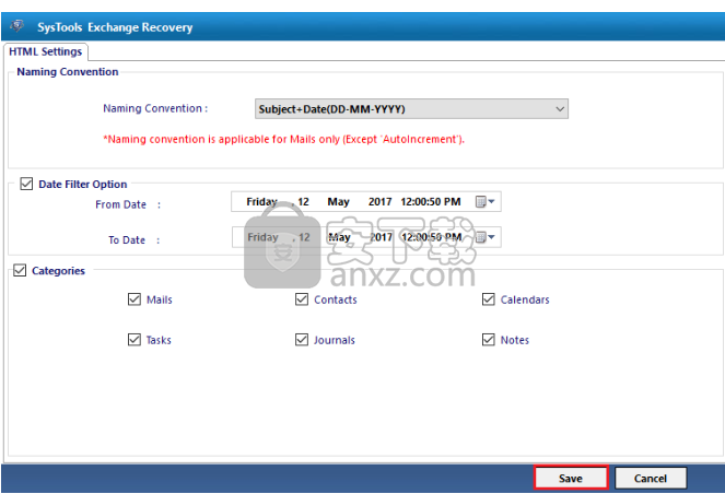 SysTools Exchange Recovery(edb文件恢复工具)