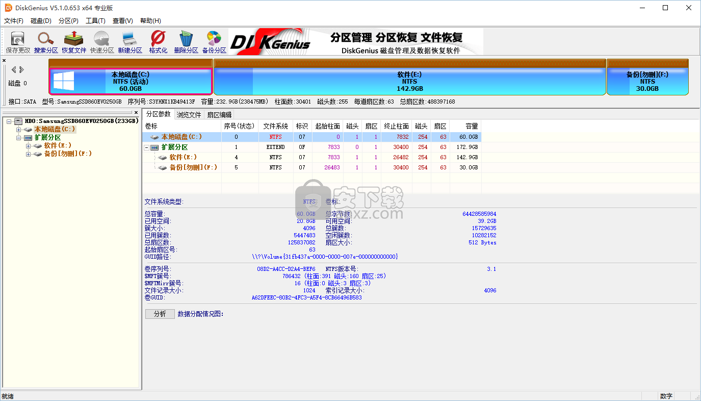 DiskGenius Pro(硬盘修复与管理工具)