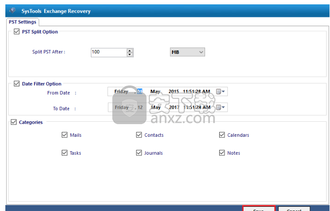 SysTools Exchange Recovery(edb文件恢复工具)