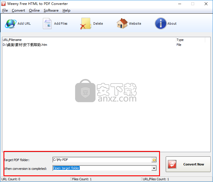Weeny Free HTML to PDF Converter(HTML转PDF工具)